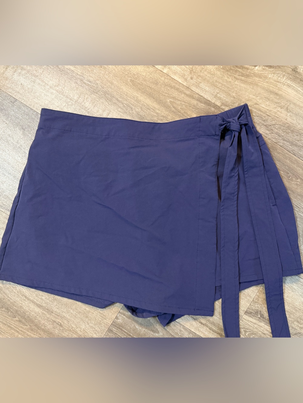 POPFLEX That’s A Wrap Skort Women’s L Cosmic Navy Limitless Athletic Tennis